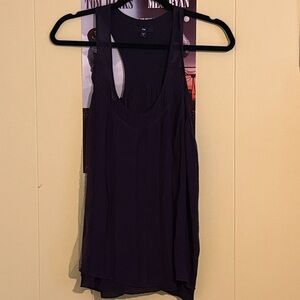 GAP Purple Layered Racerback Tank Top
